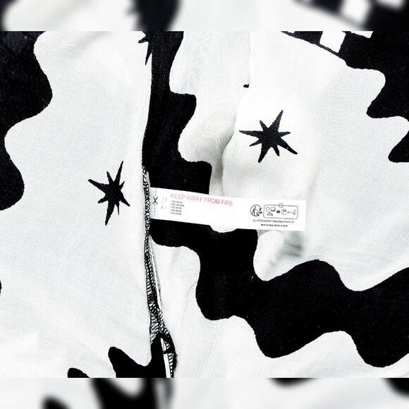 Anthropologie Tigre Indigo Halter Maxi Dress XL Printed Lightweight Slit 42964 - Picture 5 of 5